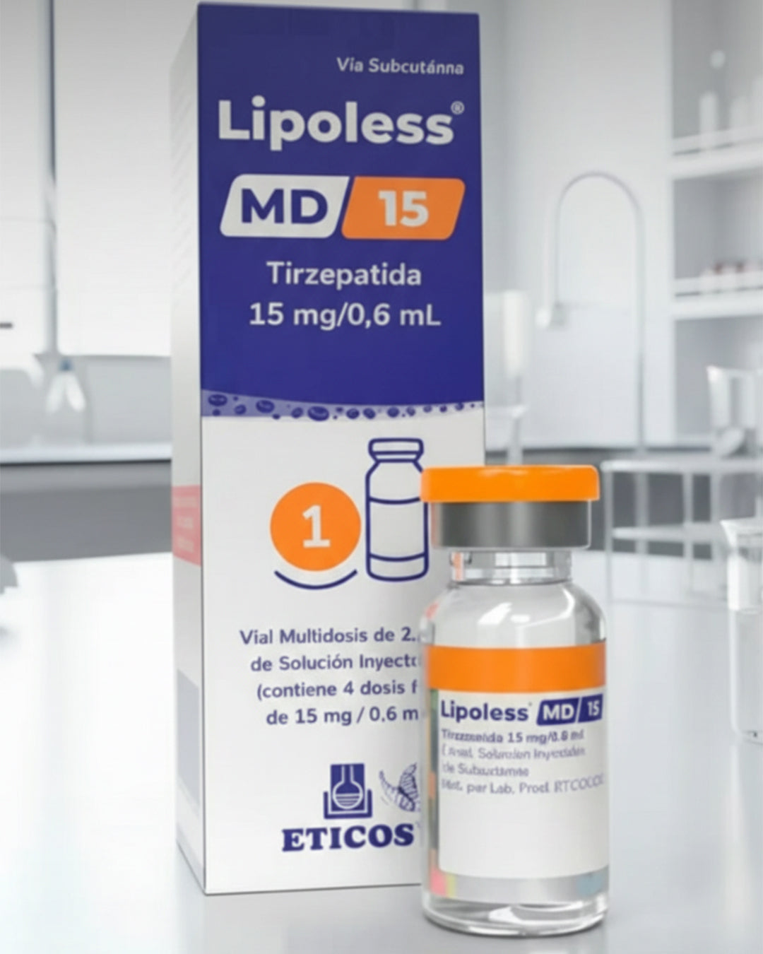 Lipoless® MD 15 – Tirzepatida 15 mg / 0,6 mL